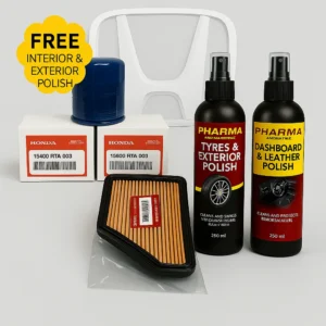 Imported Original Honda Civic 2016-2021 Air & Oil Filter Kit – Free Car Polish Included