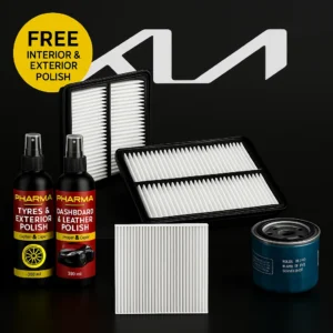 Imported Original Kia Sportage 2019 - 2024 Air, Oil & Cabin Filter Kit – Free Car Polish Included